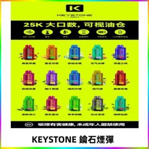 鑰石KEYSTONE FLEX-3 25000口專彈專機套裝|大容量續航